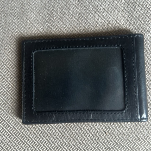 Fossil Men's Minimalist Slim Leather Wallet with Bifold Money Clip and Front. - Picture 2 of 4